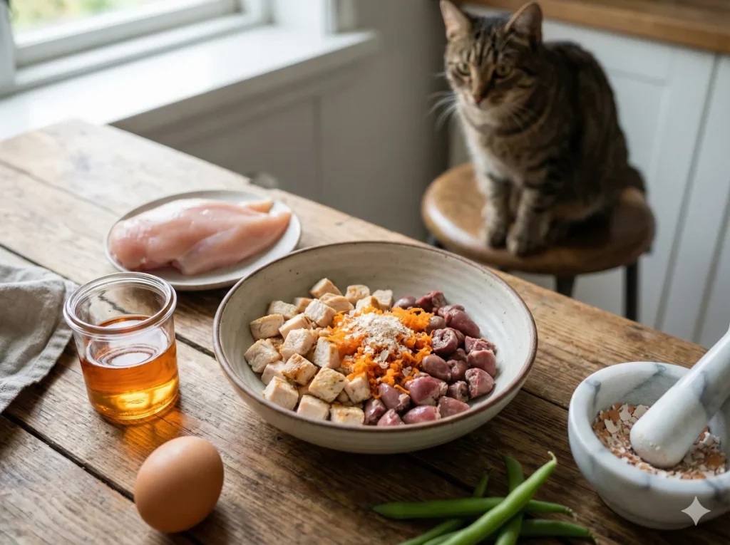 Katzenfutter selbst machen: Gesunde Mahlzeiten für Ihre Samtpfote